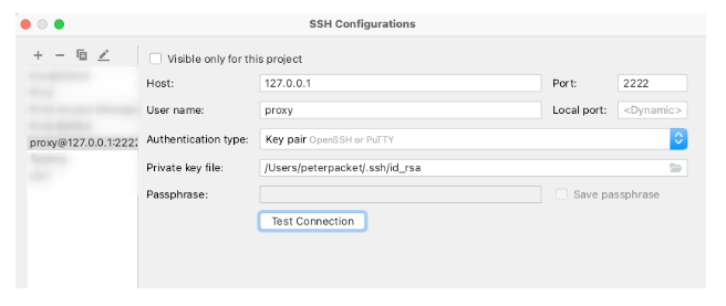 ssh connection